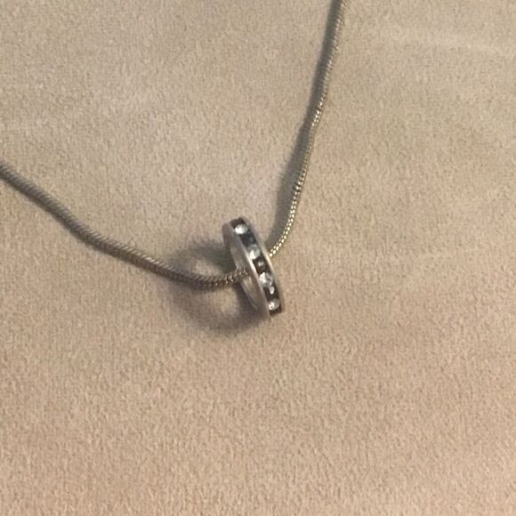 $8 or 3/$15. Silvertone Snakechain Necklace - Picture 9 of 9